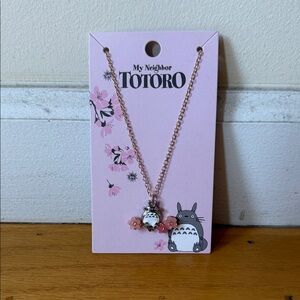 My Neighbor Totoro Sakura branch necklace